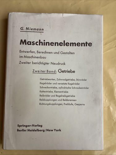Maschinenelemente zweiter band - zweiter,