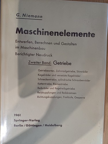 Niemann maschinenelemente - niemann:,