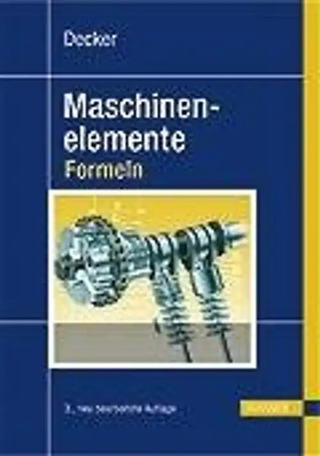 Decker maschinenelemente - maschinenelemente,