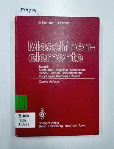 Maschinenelemente band 3 - maschinenelemente:,