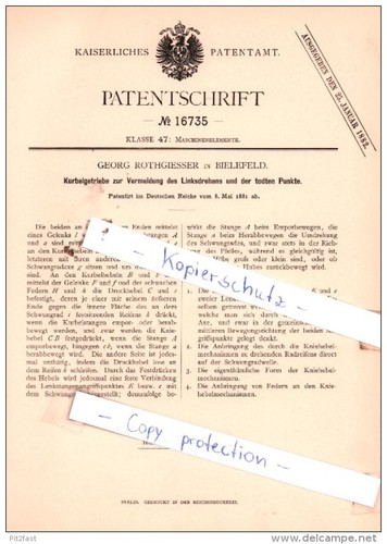 Original patent georg - patent,