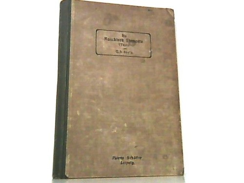 Die maschinen elemente text - die,
