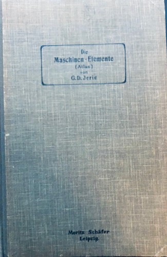 Maschinenbau jerie d die - jerie, g.d.
