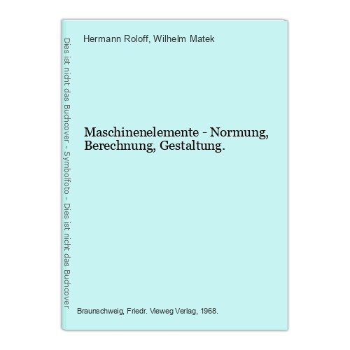 Maschinenelemente normung - maschinenelemente,