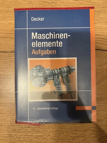 Decker maschinenelemente - maschinenelemente,