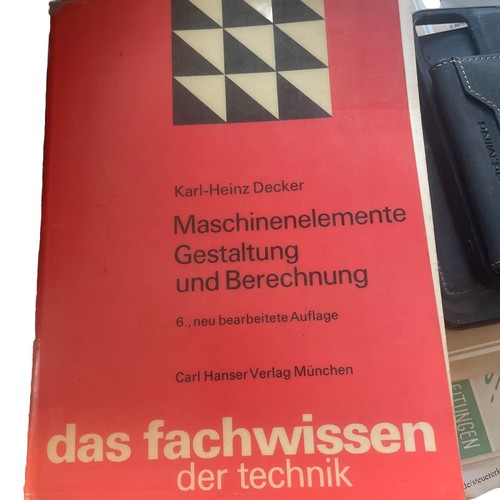 Maschinenelemente gestaltung - -,