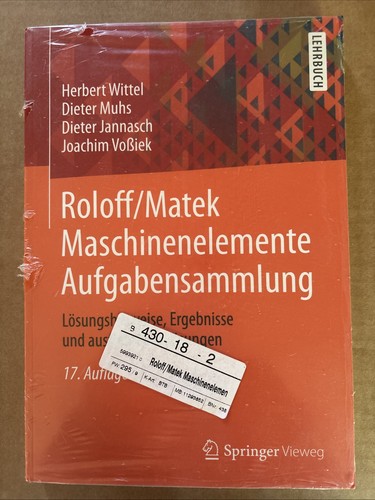 Roloff matek maschinenelemente - roloff/matek,